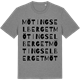 Mid Heather Gray t-shirt med Mötingselberget ordlek t-shirt