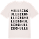 Vintage White t-shirt med Mullberg ordlek t-shirt
