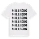 White t-shirt med Mullberg ordlek t-shirt