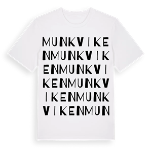Munkviken ordlek t-shirt – ekologisk bomull t-shirt från Pinshirt