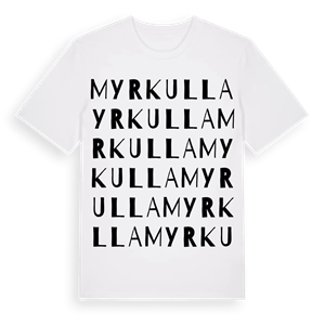 Myrkulla ordlek t-shirt – ekologisk bomull t-shirt från Pinshirt