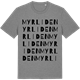 Mid Heather Gray t-shirt med Myrliden ordlek t-shirt
