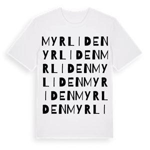 Myrliden ordlek t-shirt – ekologisk bomull t-shirt från Pinshirt