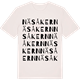 Vintage White t-shirt med Näsåkern ordlek t-shirt