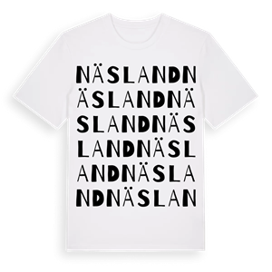 Näsland ordlek t-shirt – ekologisk bomull t-shirt från Pinshirt