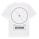White t-shirt med Näsmark t-shirt