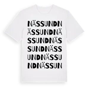 Nässund ordlek t-shirt – ekologisk bomull t-shirt från Pinshirt
