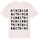 Vintage White t-shirt med Näverberget ordlek t-shirt