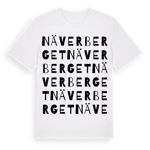 Näverberget ordlek t-shirt – ekologisk bomull t-shirt från Pinshirt