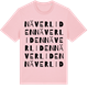 Pink Cotton t-shirt med Näverliden ordlek t-shirt