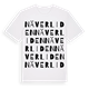 White t-shirt med Näverliden ordlek t-shirt