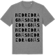 Mid Heather Gray t-shirt med Nedre Dragnäs ordlek t-shirt
