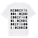 Nedre Fäbodliden ordlek t-shirt