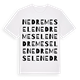 Nedre Mesele ordlek t-shirt