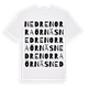 Nedre Norra Örnäs ordlek t-shirt