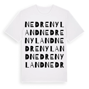 Nedre Nyland ordlek t-shirt – ekologisk bomull t-shirt från Pinshirt