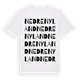 Nedre Nyland ordlek t-shirt