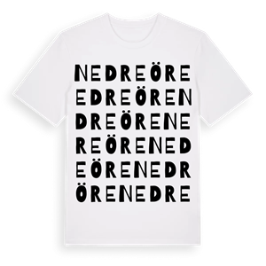 Nedre Öre ordlek t-shirt – ekologisk bomull t-shirt från Pinshirt