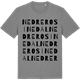 Mid Heather Gray t-shirt med Nedre Rosinedal ordlek t-shirt