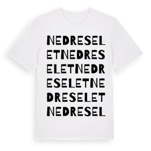 Nedre Selet ordlek t-shirt – ekologisk bomull t-shirt från Pinshirt