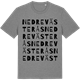 Mid Heather Gray t-shirt med Nedre Västerås ordlek t-shirt