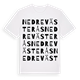 Nedre Västerås ordlek t-shirt