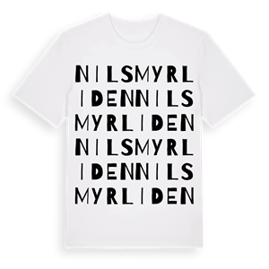 Nilsmyrliden ordlek t-shirt – ekologisk bomull t-shirt från Pinshirt