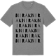 Mid Heather Gray t-shirt med Nirak ordlek t-shirt