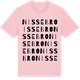 Pink Cotton t-shirt med Nissebro ordlek t-shirt