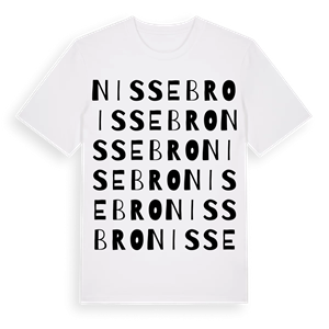 Nissebro ordlek t-shirt – ekologisk bomull t-shirt från Pinshirt