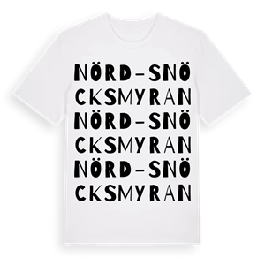 Nörd-snöcksmyran ordlek t-shirt – ekologisk bomull t-shirt från Pinshirt