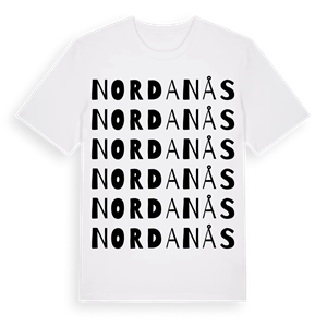 Nordanås ordlek t-shirt – ekologisk bomull t-shirt från Pinshirt
