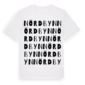 Nördbyn ordlek t-shirt – ekologisk bomull t-shirt från Pinshirt