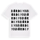 Nördbyn ordlek t-shirt