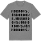 Mid Heather Gray t-shirt med Nordomsjön ordlek t-shirt