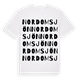 Nordomsjön ordlek t-shirt