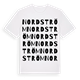 Nordström ordlek t-shirt