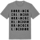 Mid Heather Gray t-shirt med Norra Degerliden ordlek t-shirt