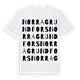 Norra Grundfors ordlek t-shirt