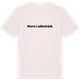 Vintage White t-shirt med Norra Lubboträsk fetstil t-shirt