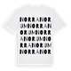 Norra Norum ordlek t-shirt
