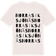 Vintage White t-shirt med Norra Siksjönäs ordlek t-shirt