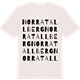 Vintage White t-shirt med Norra Tallberg ordlek t-shirt