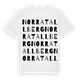 Norra Tallberg ordlek t-shirt