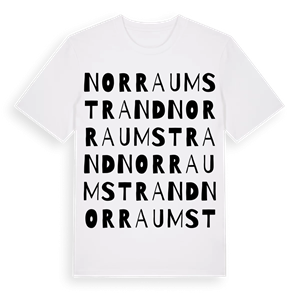 Norra Umstrand ordlek t-shirt – ekologisk bomull t-shirt från Pinshirt