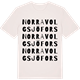Vintage White t-shirt med Norra Volgsjöfors ordlek t-shirt