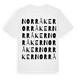 Norråker ordlek t-shirt – ekologisk bomull t-shirt från Pinshirt