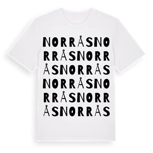 Norrås ordlek t-shirt – ekologisk bomull t-shirt från Pinshirt