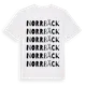 White t-shirt med Norrbäck ordlek t-shirt