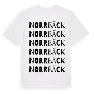 Norrbäck ordlek t-shirt – ekologisk bomull t-shirt från Pinshirt